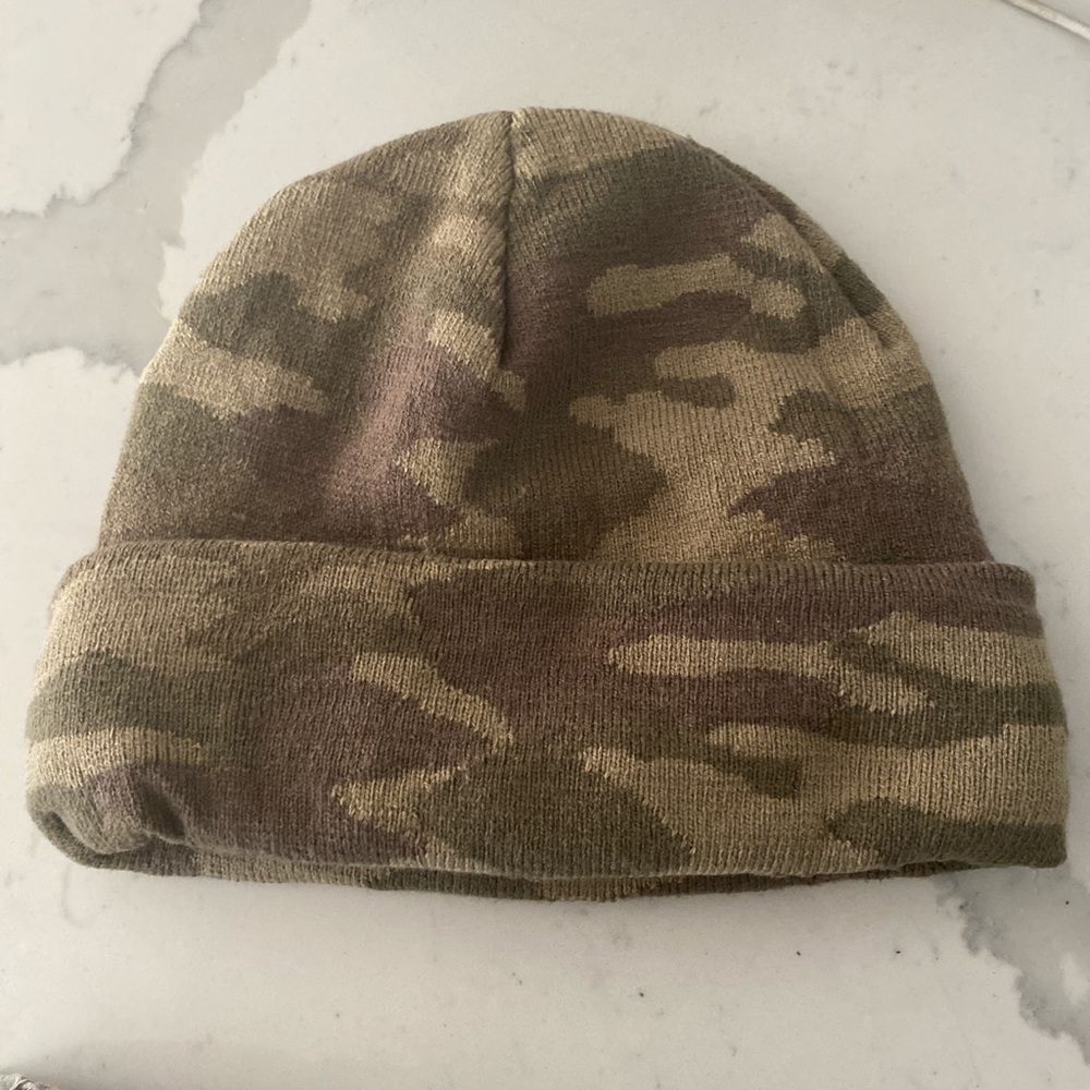 Camouflage beanie, super warm thick cotton.